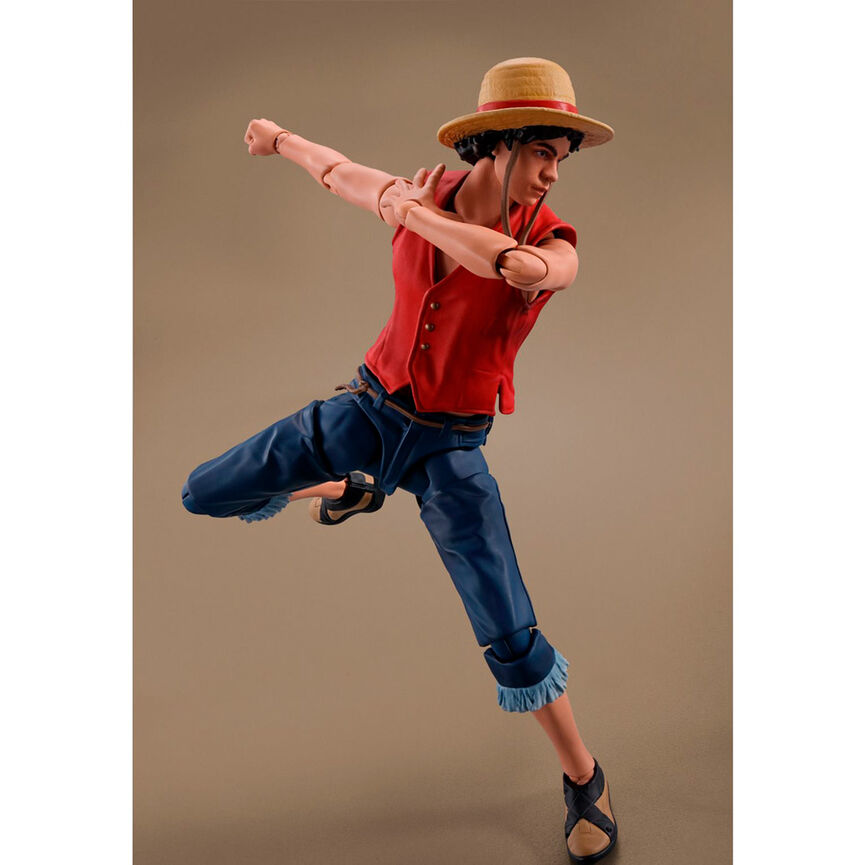 One Piece Netflix Series Monkey D. Luffy SH Figuarts figura 14,5 cm-1