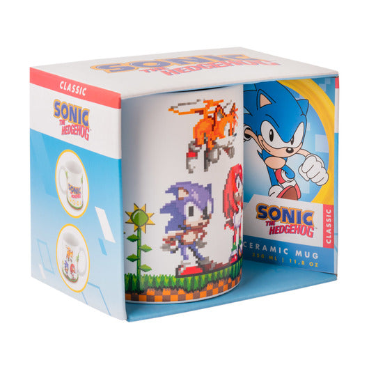 Sonic the hedgehog – Logózott bögre szereplőkkel