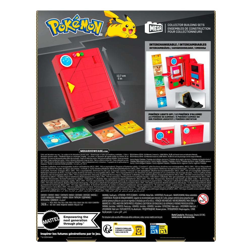 Pokémon MEGA Building Kit Kanto Region Pokédex-4