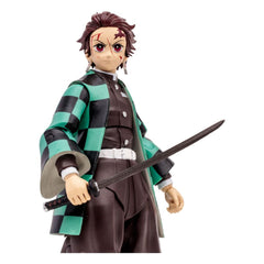 Demon Slayer: Kimetsu no Yaiba Akciófigura Tanjiro Kamado (Rui Battle Variáns) 18 cm