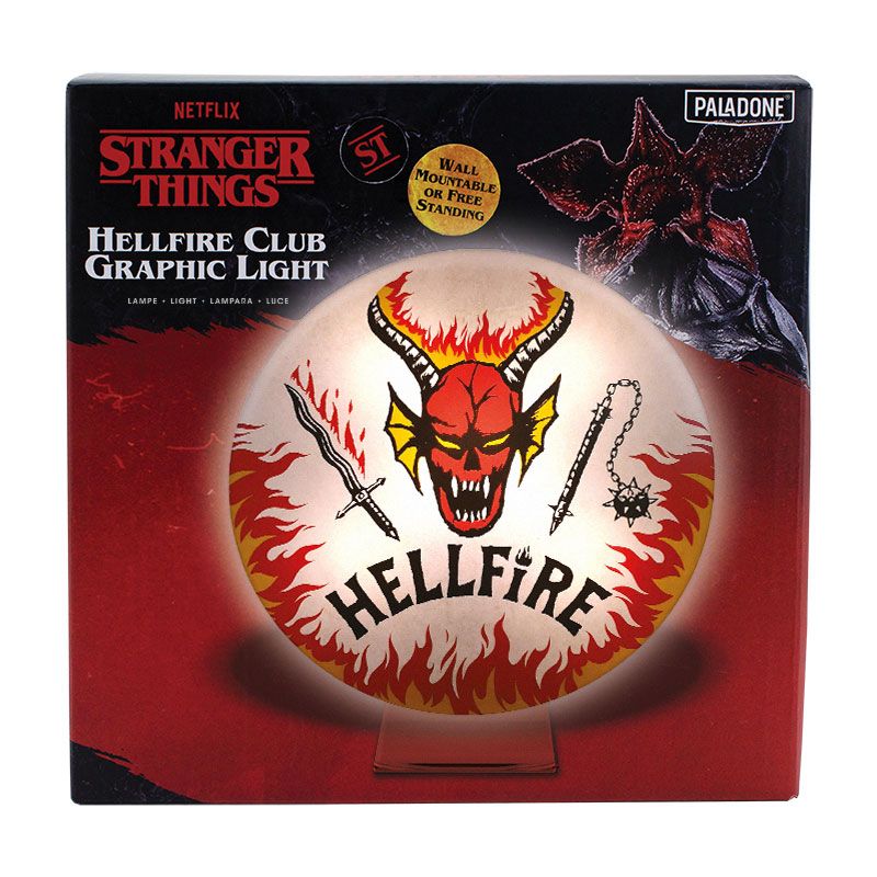 Stranger Things Lámpa – Hellfire Club 20 cm-0