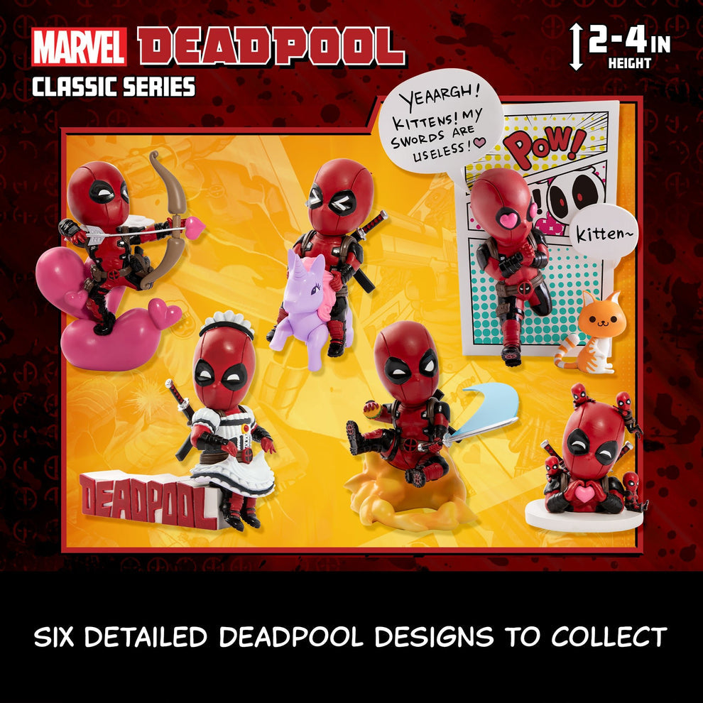 Deadpool a szobalány - YuMe toys Hero Box klasszikus sorozat