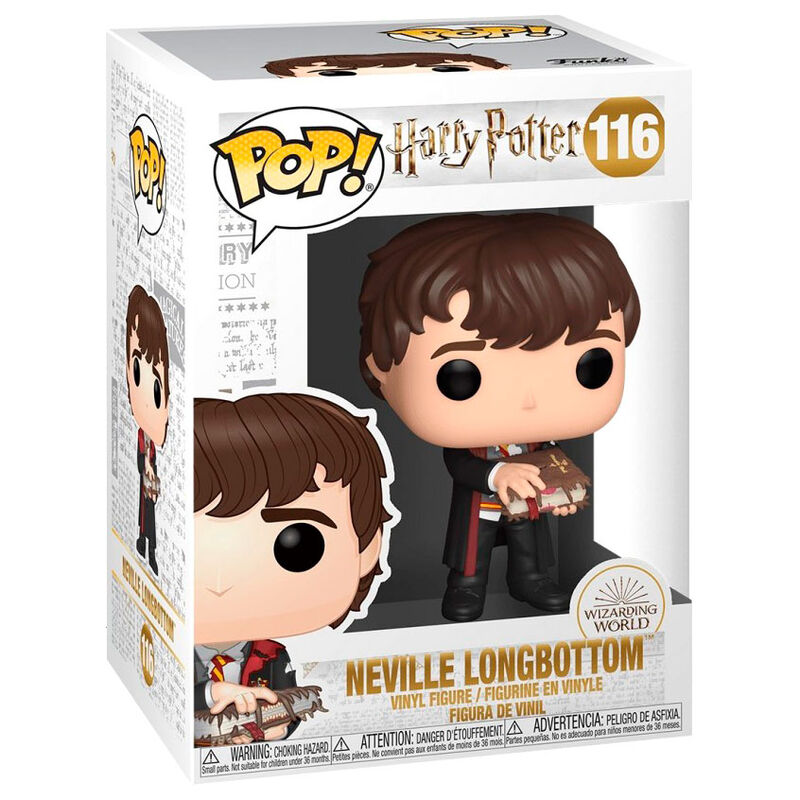 POP figura Harry Potter Neville Szörnykönyvvel-1