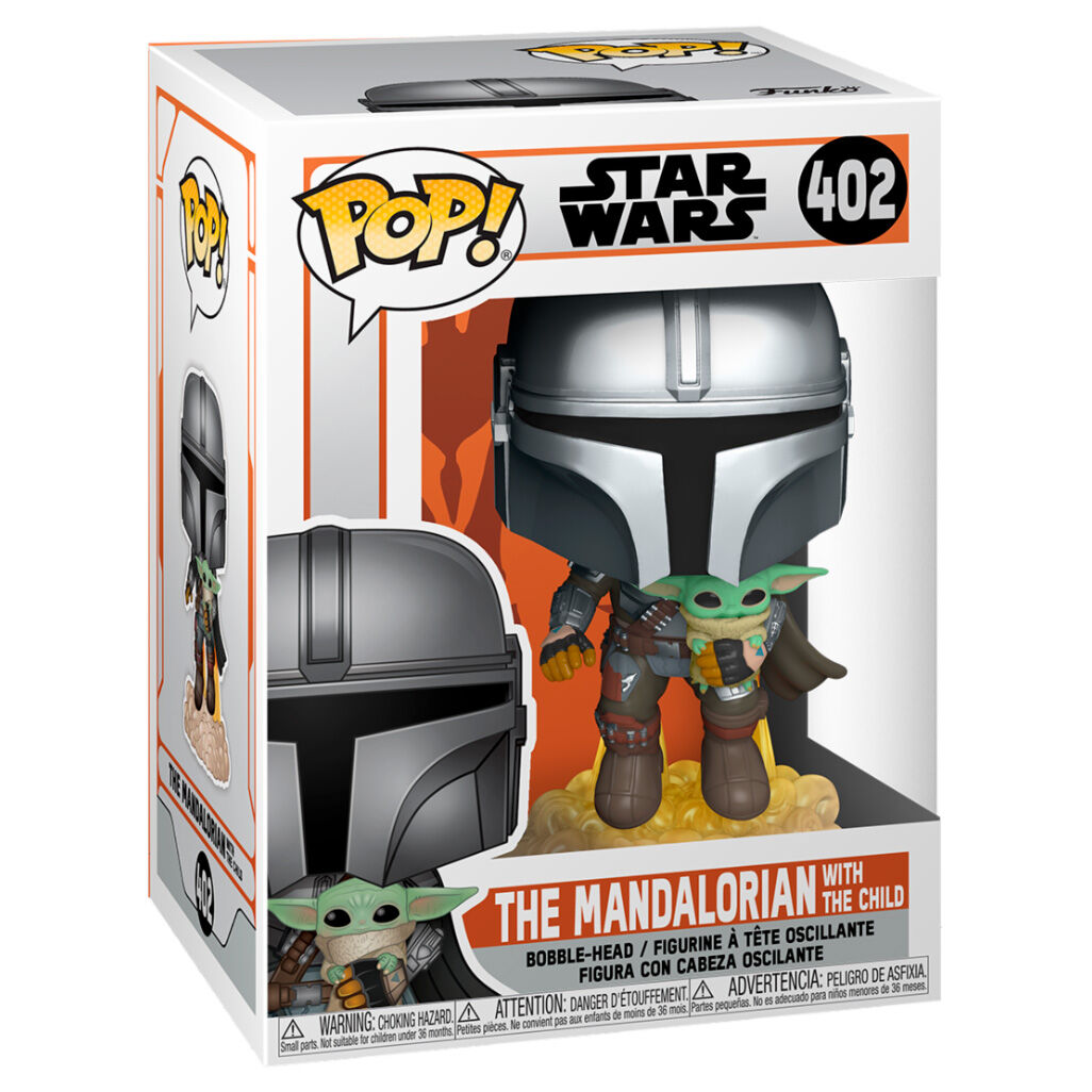 POP figura Star Wars A Mandalorian Mando repül Jet Pack-kel-2