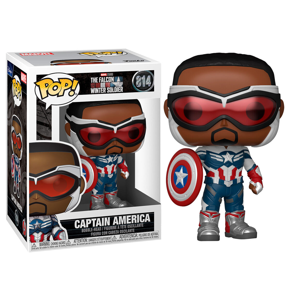 POP figura Marvel The Falcon &amp; Winter Soldier Captain America-1