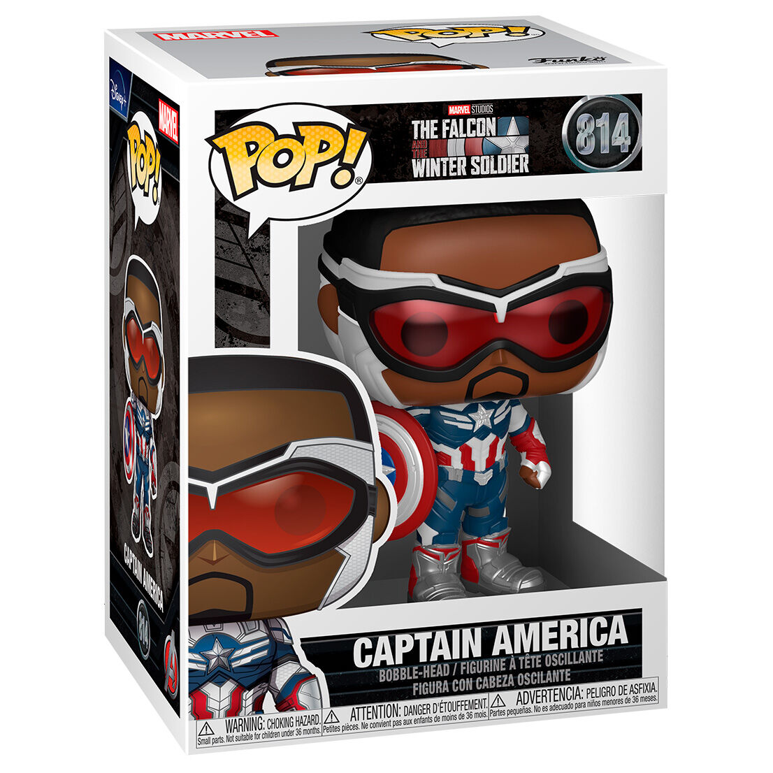POP figura Marvel The Falcon &amp; Winter Soldier Captain America-0