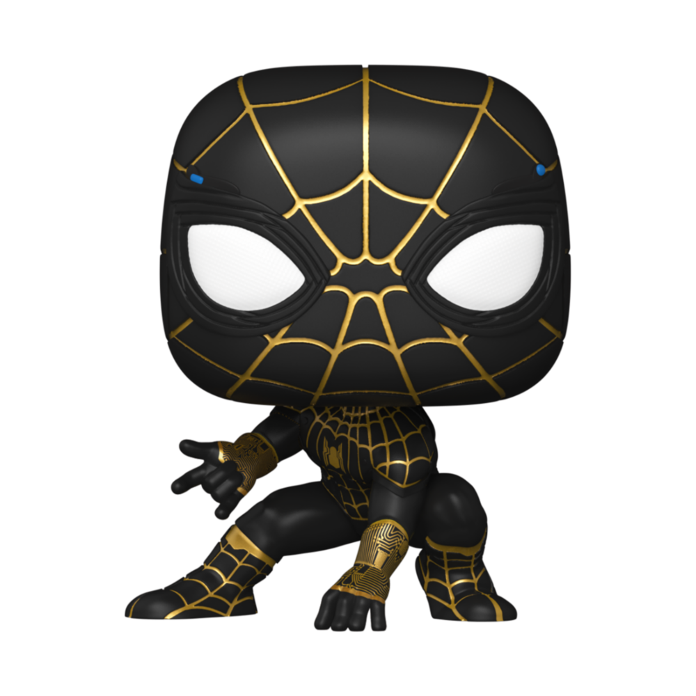 POP figura Marvel Spiderman No Way Home Spiderman fekete-arany öltöny-1