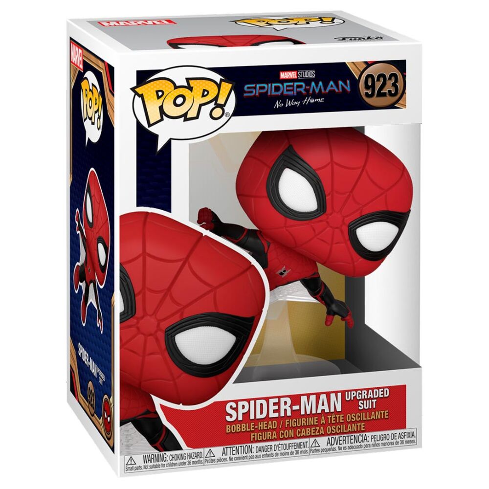 POP figura Marvel Spiderman No Way Home Spiderman továbbfejlesztett öltöny-1