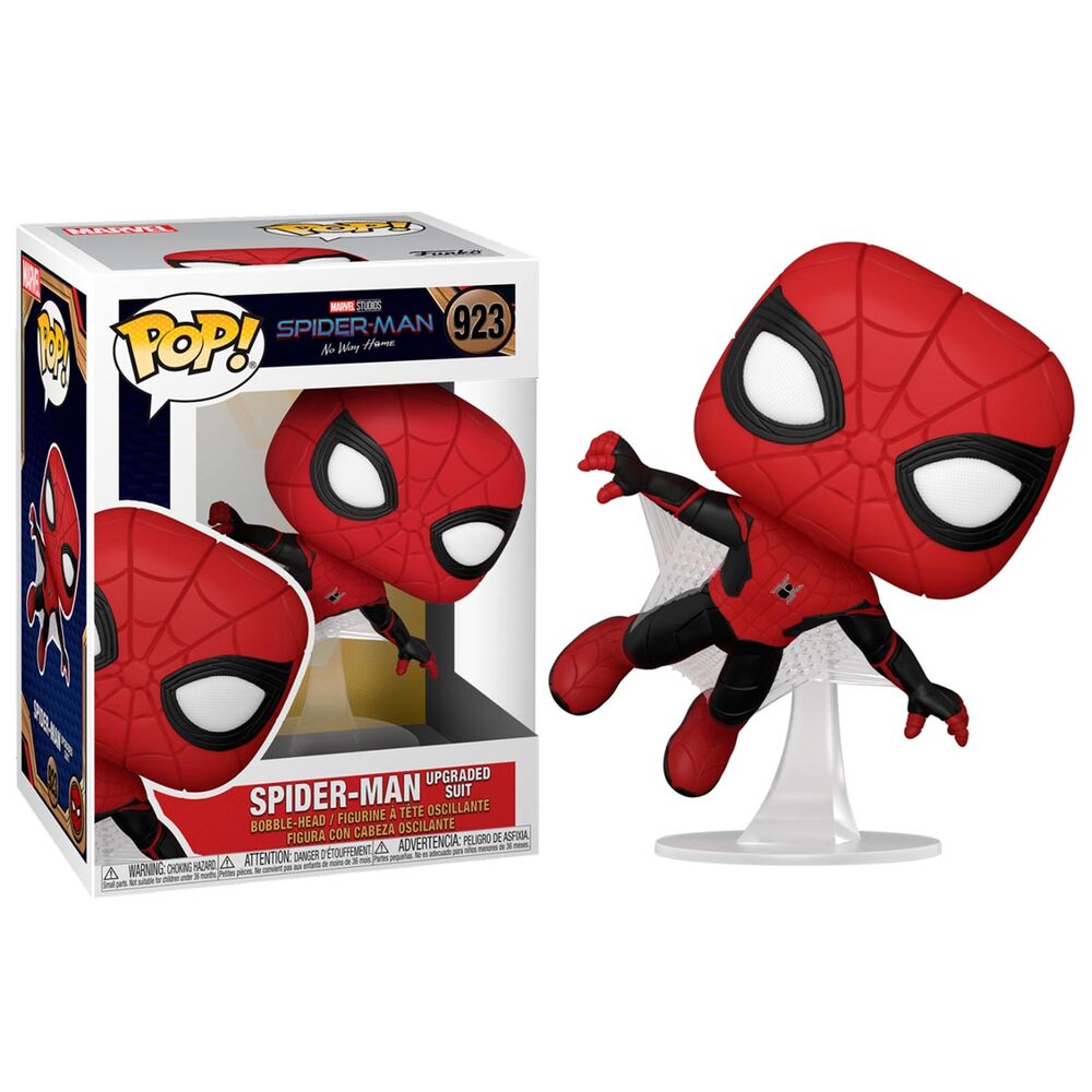 POP figura Marvel Spiderman No Way Home Spiderman továbbfejlesztett öltöny-0