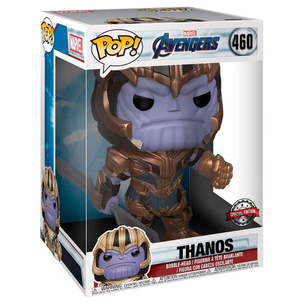 POP figura Marvel Avengers Endgame Thanos 25 cm Exkluzív-0