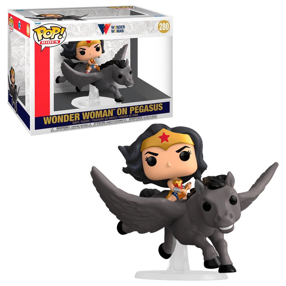 POP figura DC Wonder Woman 80. Wonder Woman a Pegasuson-1