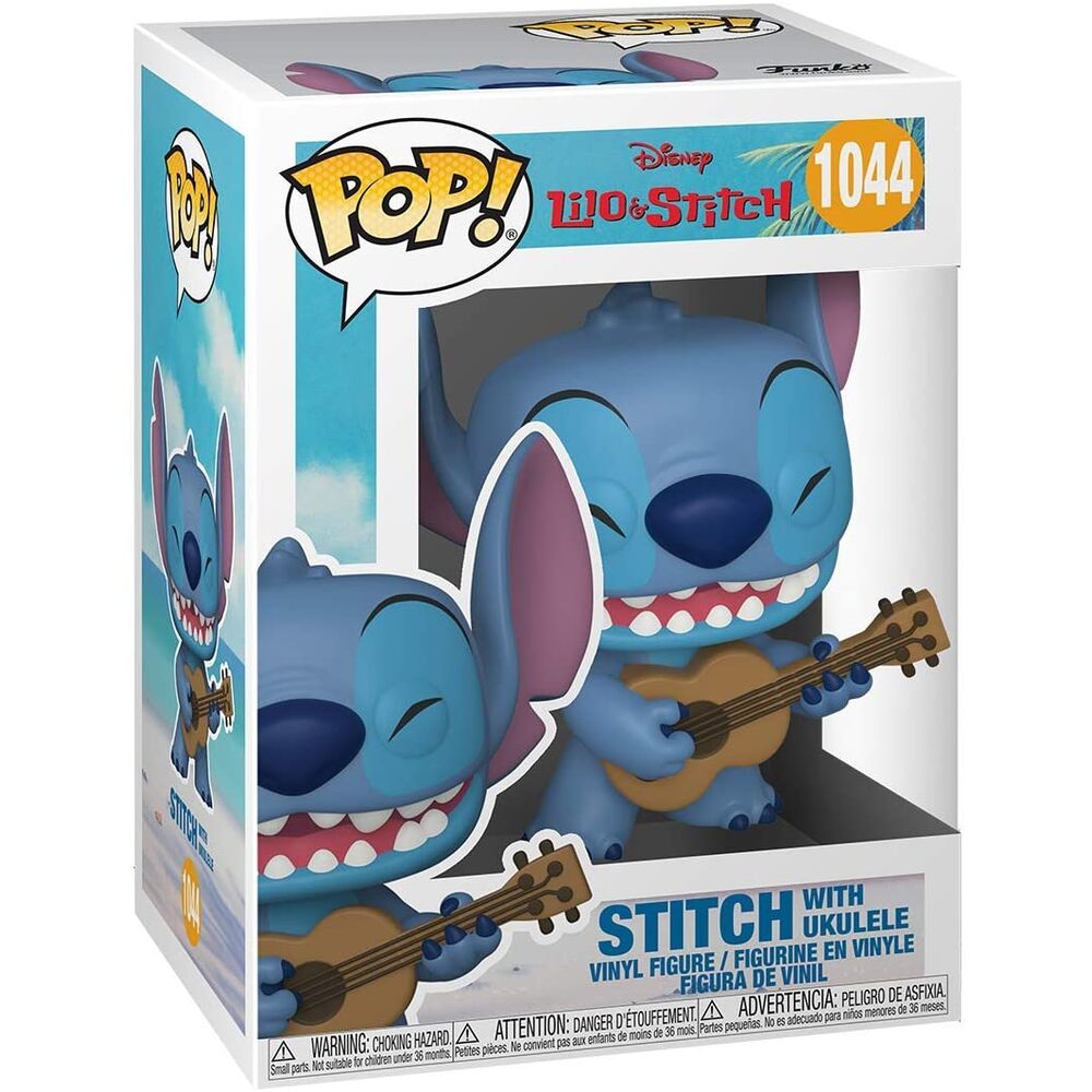 POP figura Disney Lilo és Stitch - Stitch Ukelelével-0
