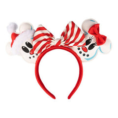 Loungefly Disney Snowman Mickey Minnie fejpánt-0