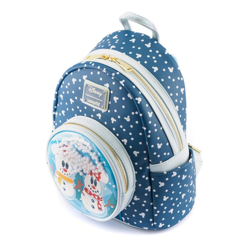 Loungefly Disney Snowman Mickey Minnie hátizsák 26 cm-2