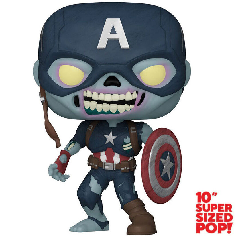 POP figura Marvel What If Zombie Captain Amerika Exkluzív 25 cm-2