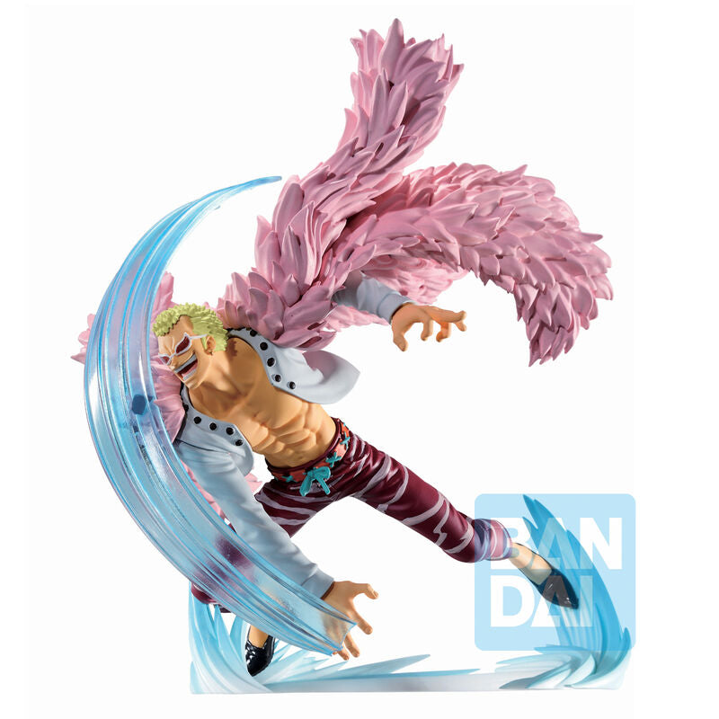 One Piece Duel Memories DonQuixote Doflamingo Ichibansho figura 9 cm-0
