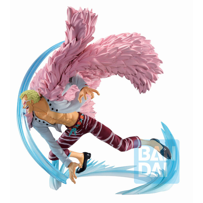 One Piece Duel Memories DonQuixote Doflamingo Ichibansho figura 9 cm-2