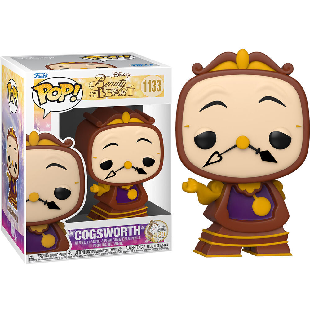 POP figura Disney Beauty és a Szörnyeteg Cogsworth-0