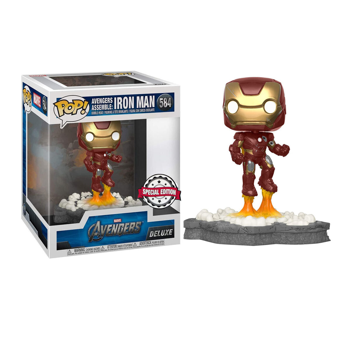 POP figura Marvel Avengers Iron Man Assemble exkluzív-1
