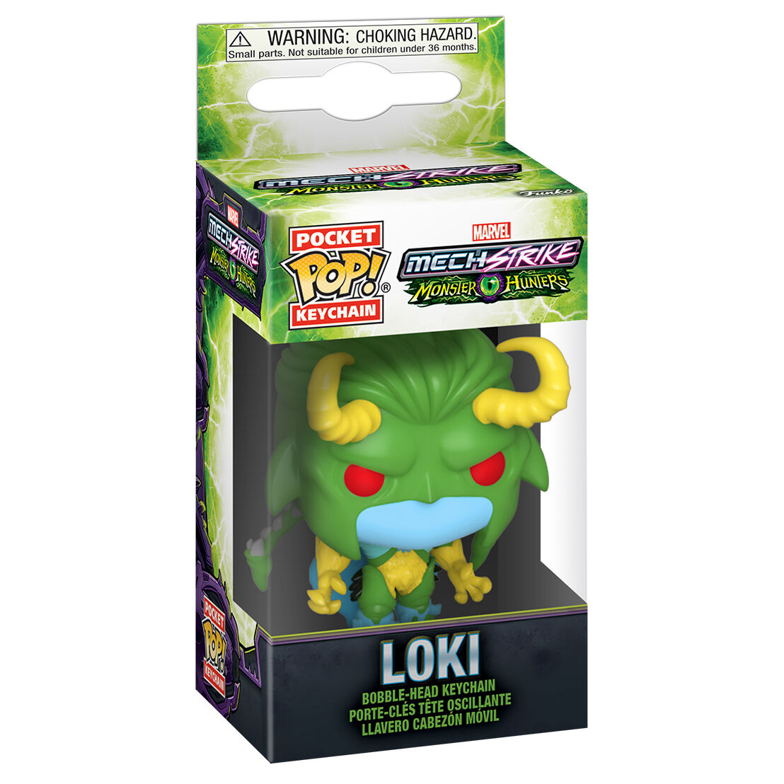Pocket POP kulcstartó Marvel Monster Hunters Loki-2