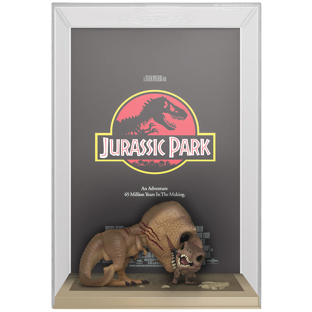 POP figura Filmplakát Jurassic Park Tyrannosaurus Rex és Velociraptor-3