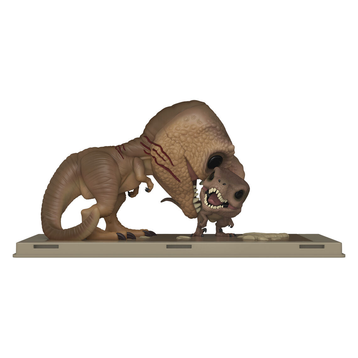 POP figura Filmplakát Jurassic Park Tyrannosaurus Rex és Velociraptor-2