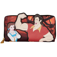 Loungefly Disney Beauty and the Beast Villains Gaston Scene pénztárca-1