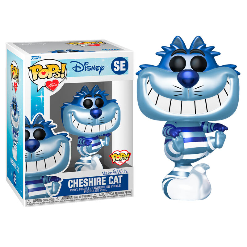 POP figura Disney Make a Wish Cheshire Cat Metallic-0