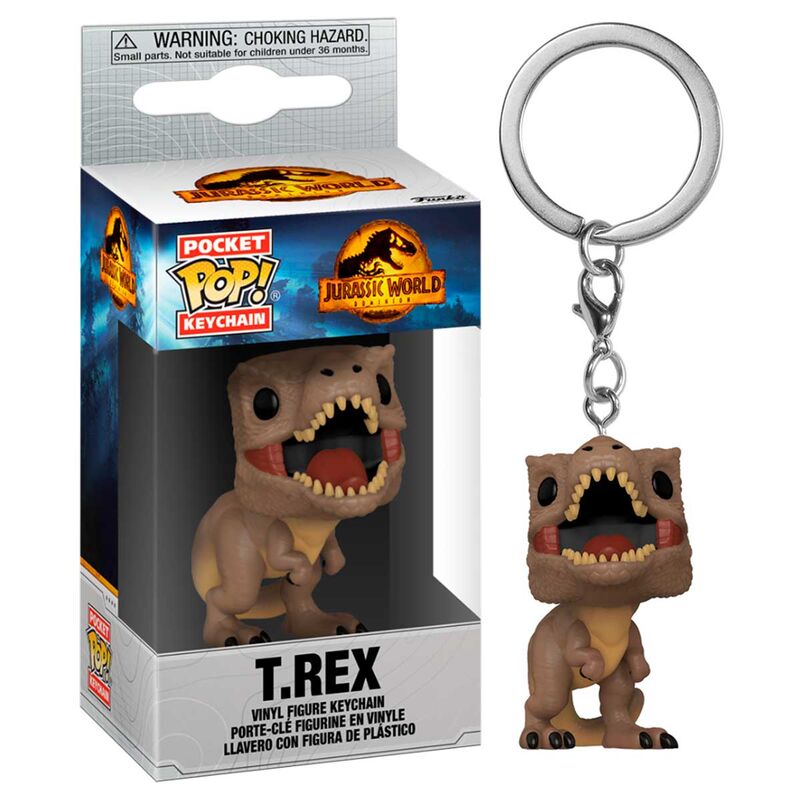 Pocket POP kulcstartó Jurassic World 3 T-Rex-0
