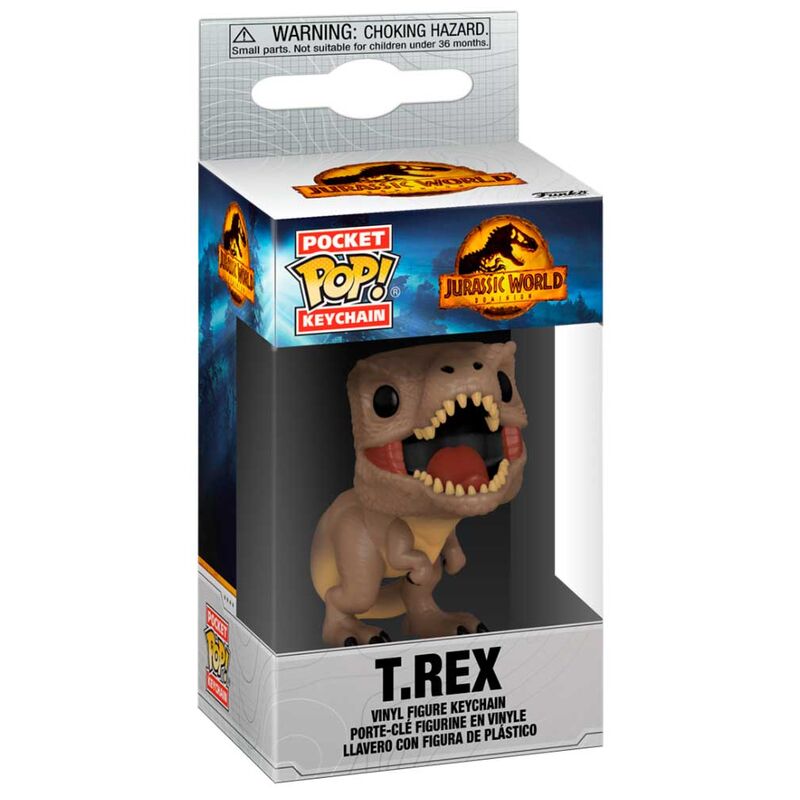 Pocket POP kulcstartó Jurassic World 3 T-Rex-1