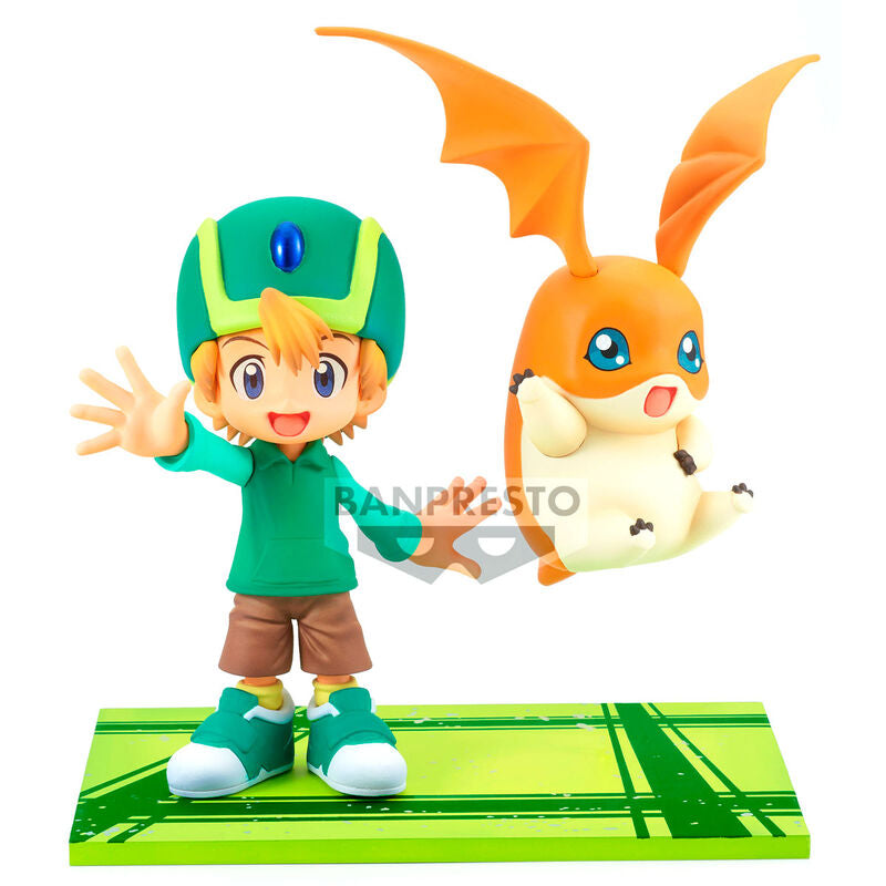 Digimon Adventure - Adventure Archives Takeru &amp; Patamon figura 15 cm-0