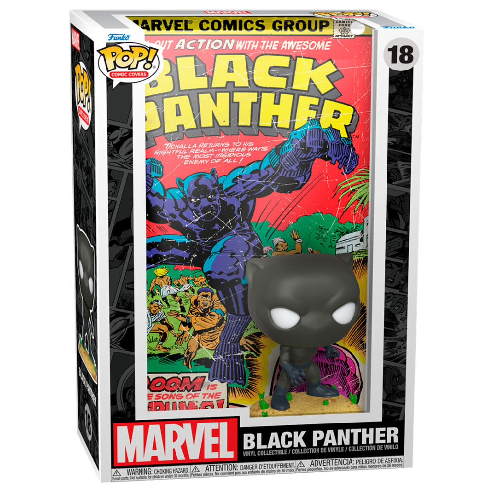 POP figura képregény borítója Marvel Black Panther-0