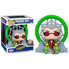 POP figura Marvel Spiderman Madame Web Exkluzív-0