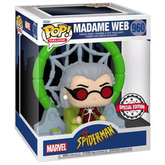 POP figura Marvel Spiderman Madame Web Exkluzív-1