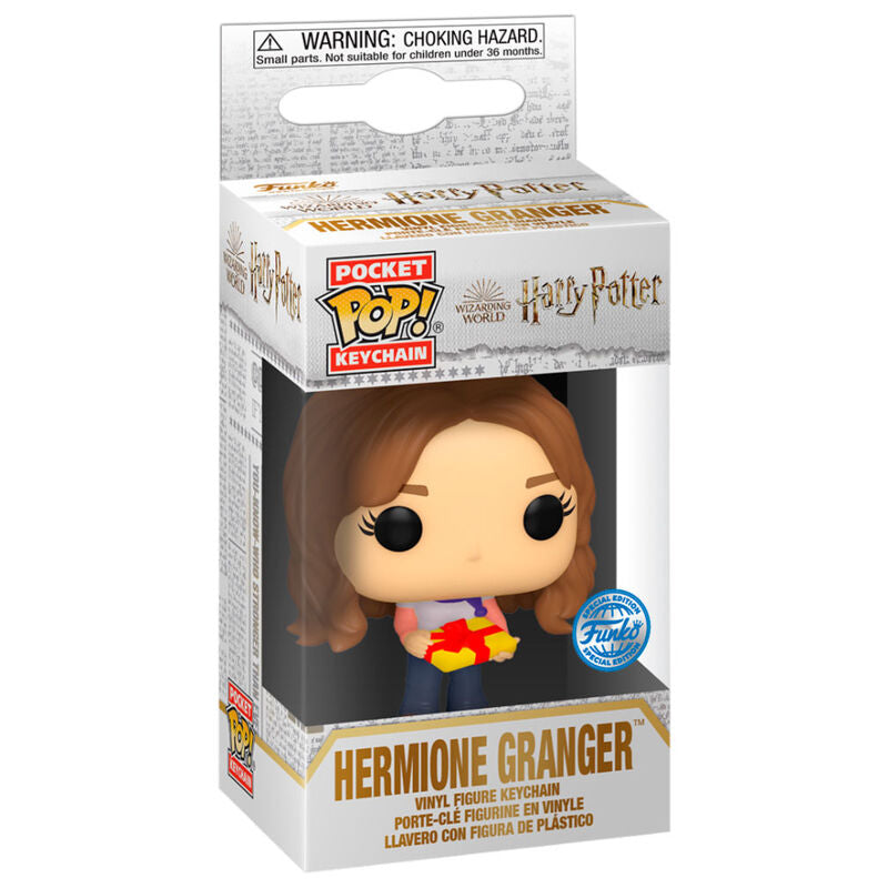 Pocket POP kulcstartó Harry Potter Holiday Hermione Exkluzív-0