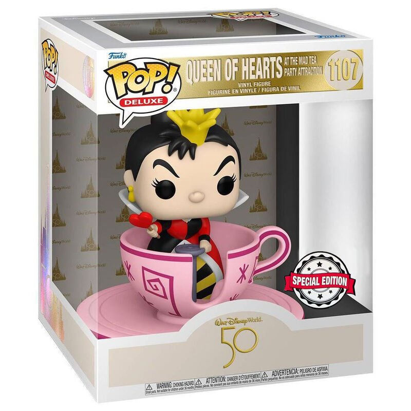 POP figura Walt Disney World, a Szívek Királynője 50. őrült teapartin Exclusive-0