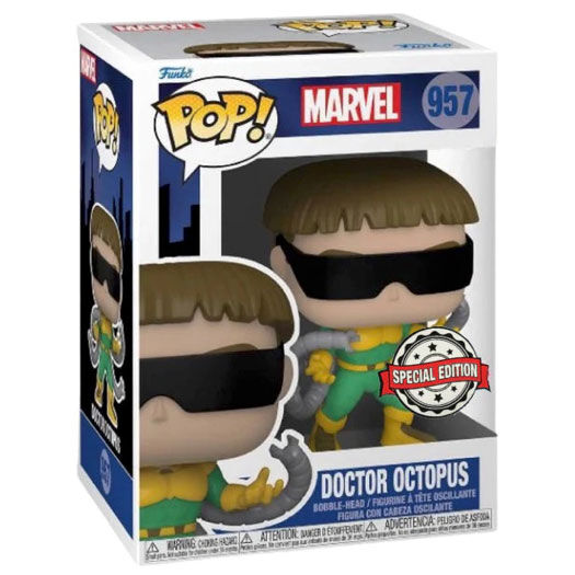 POP figura Marvel Spiderman Doctor Octopus Exkluzív-0