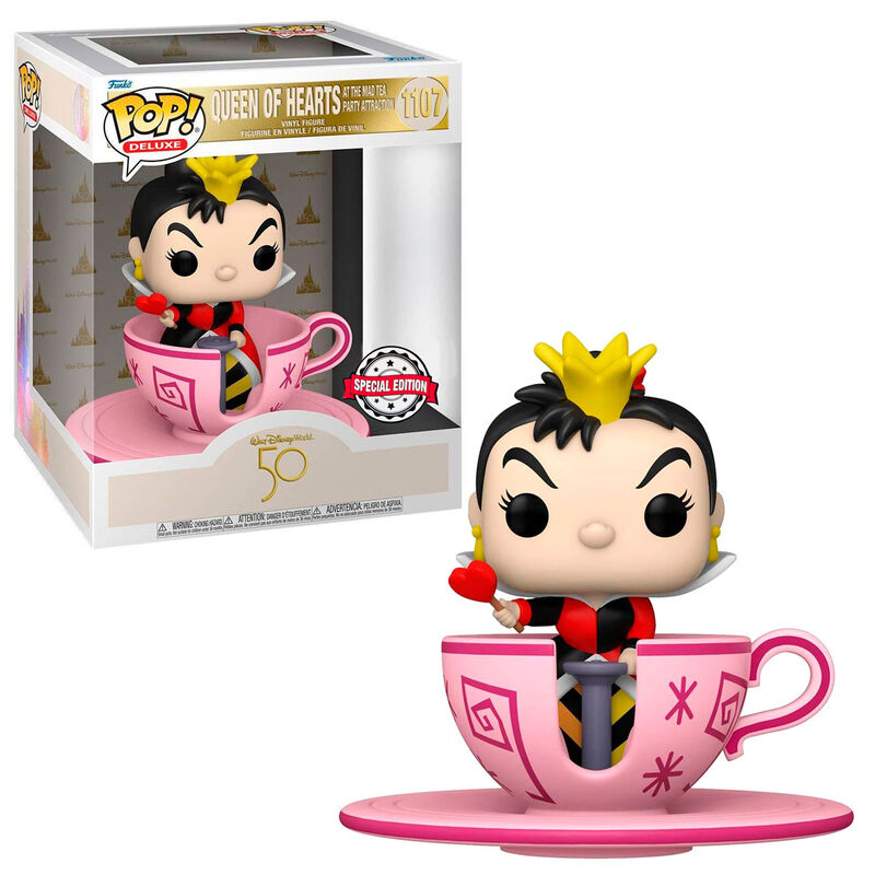 POP figura Walt Disney World, a Szívek Királynője 50. őrült teapartin Exclusive-2