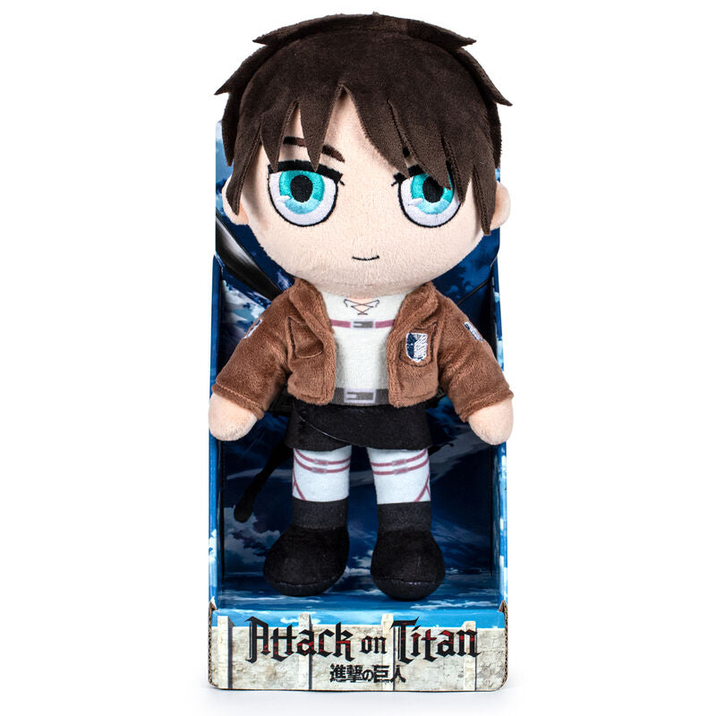 Attack on Titan Eren plüssjáték 27cm-0