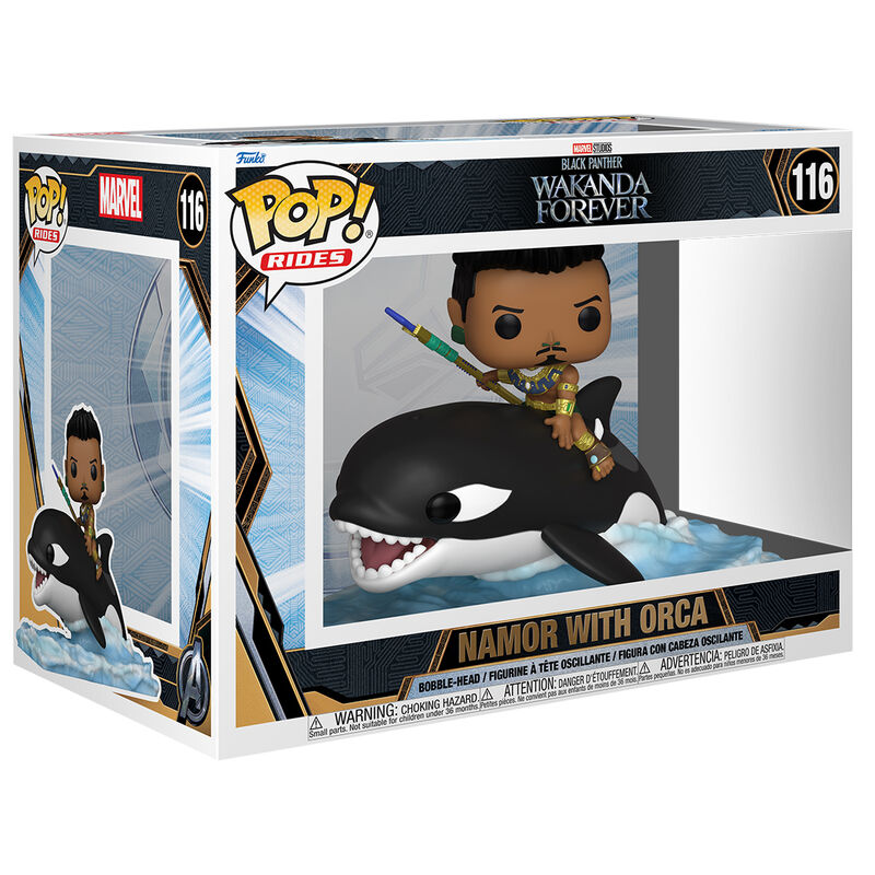 POP figura Marvel Black Panther Wakanda Forever Namor Orcával-1