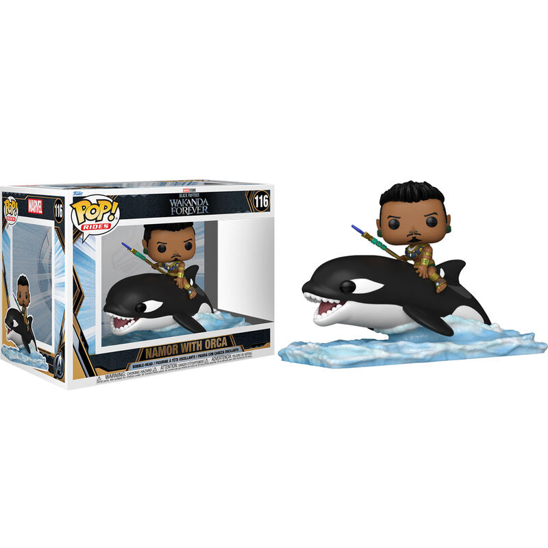 POP figura Marvel Black Panther Wakanda Forever Namor Orcával-2