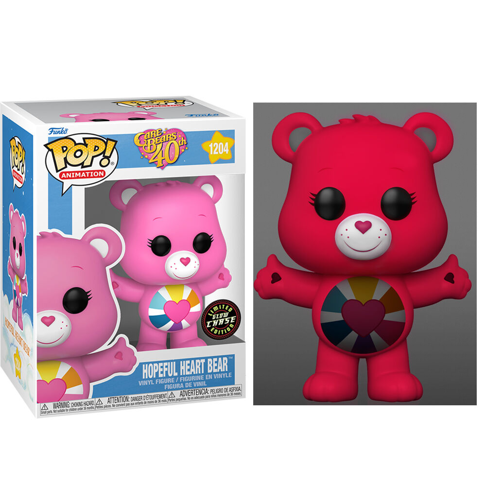 POP figura Care Bears 40. évfordulója Hopeful Heart Bear Chase-2