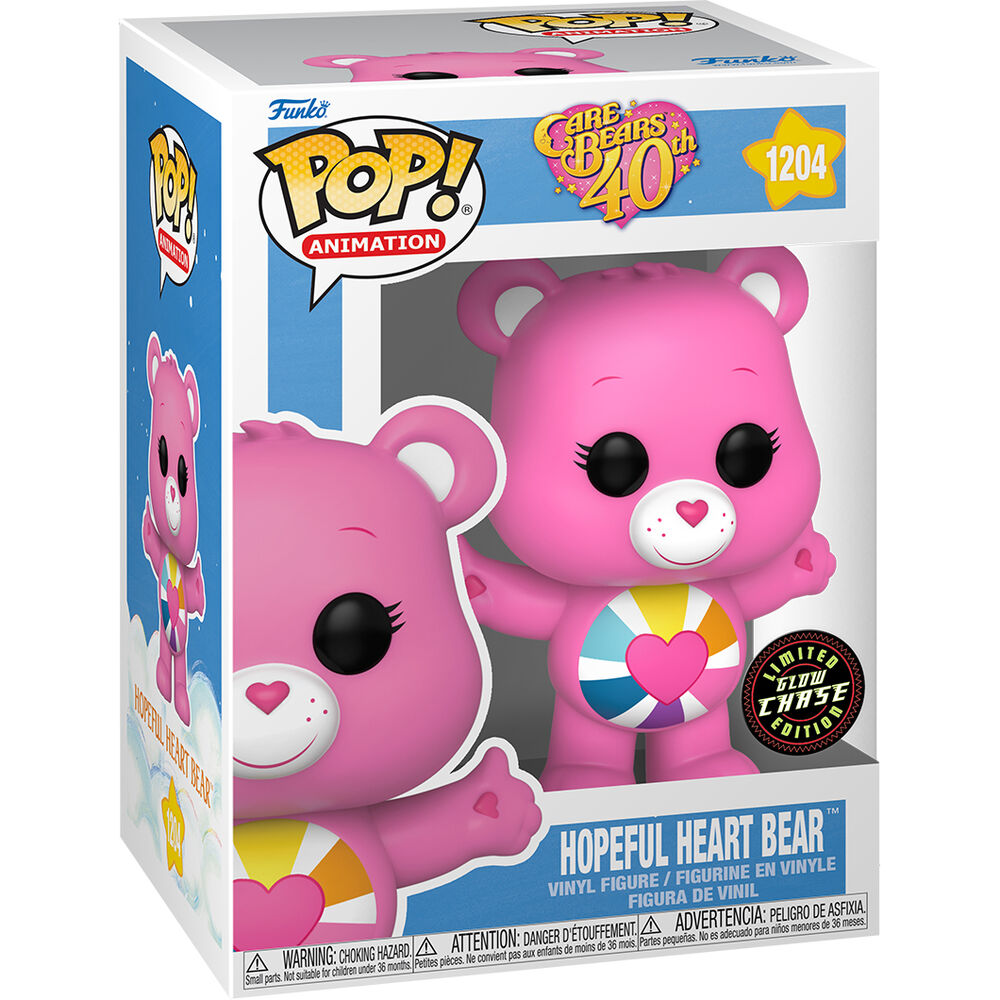 POP figura Care Bears 40. évfordulója Hopeful Heart Bear Chase-0