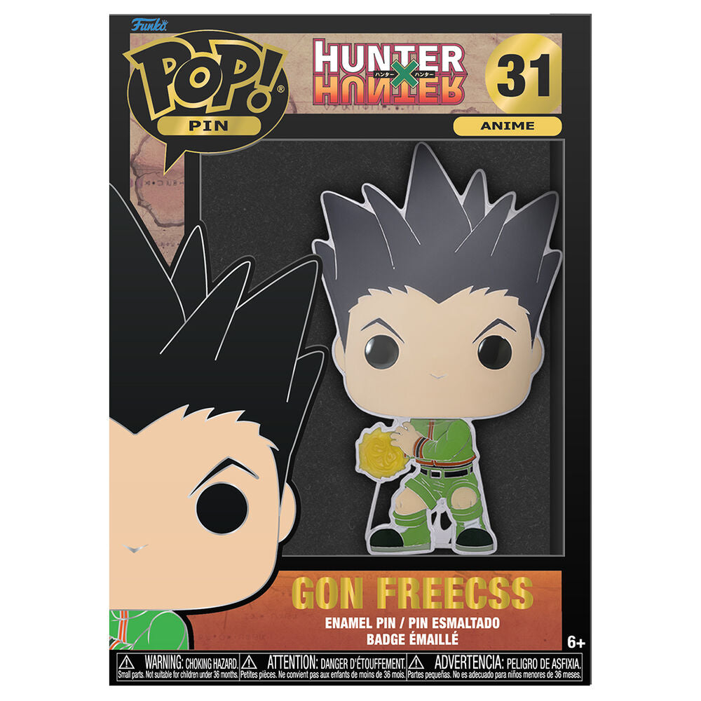 Hunter X Hunter Gon Freecss nagy zománcozott POP tű 10cm-0