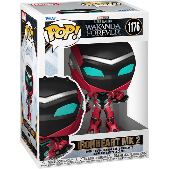POP figura Marvel Black Panther Wakanda Forever Ironheart MK2-0