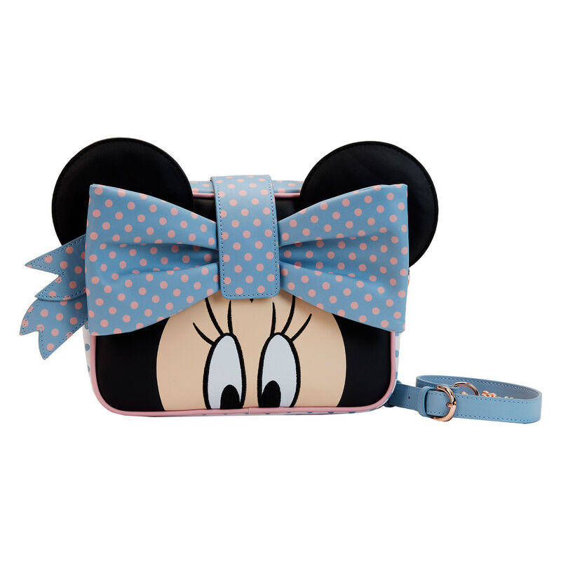 Loungefly Disney Minnie Mouse Pasztell Polka Dot Crossbody táska-0