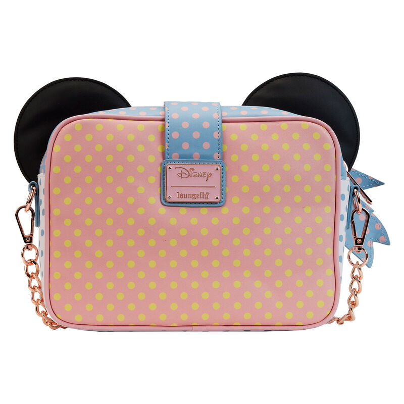 Loungefly Disney Minnie Mouse Pasztell Polka Dot Crossbody táska-1