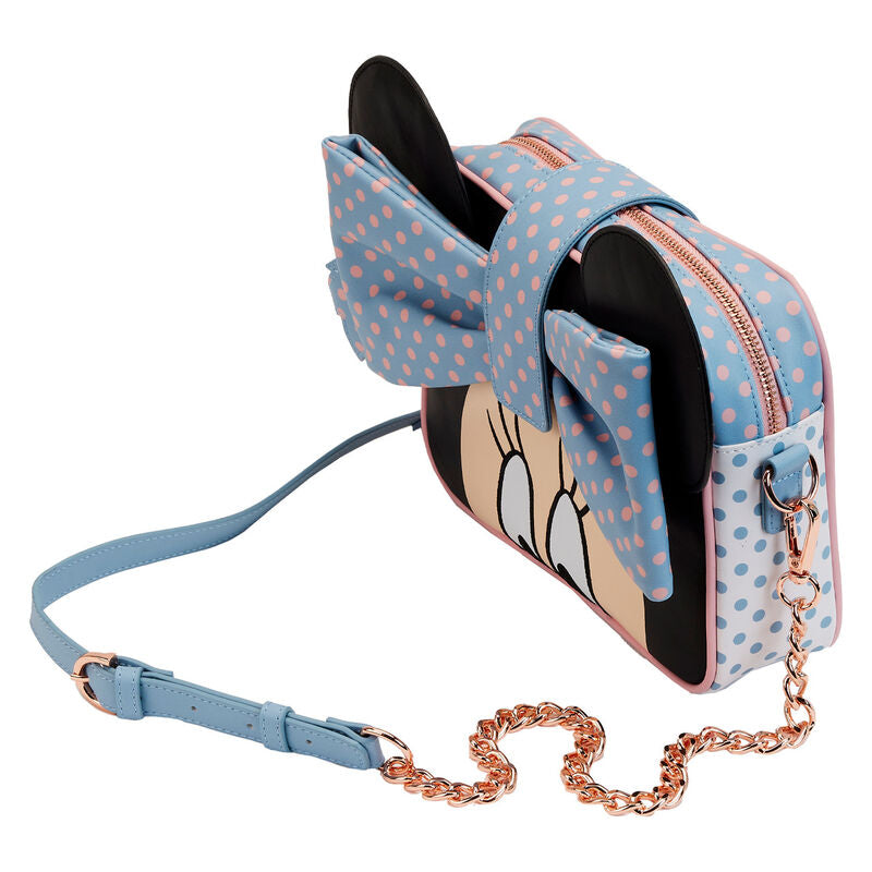 Loungefly Disney Minnie Mouse Pasztell Polka Dot Crossbody táska-3