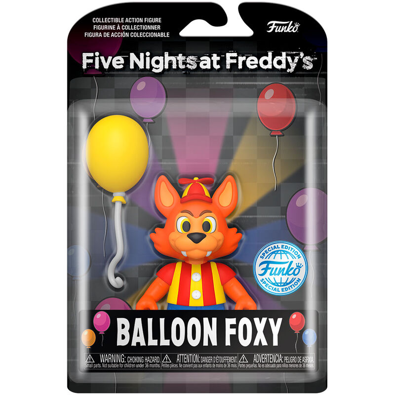 Akciófigura Five Night at Freddys Balloon Foxy Exclusive 12,5cm-0