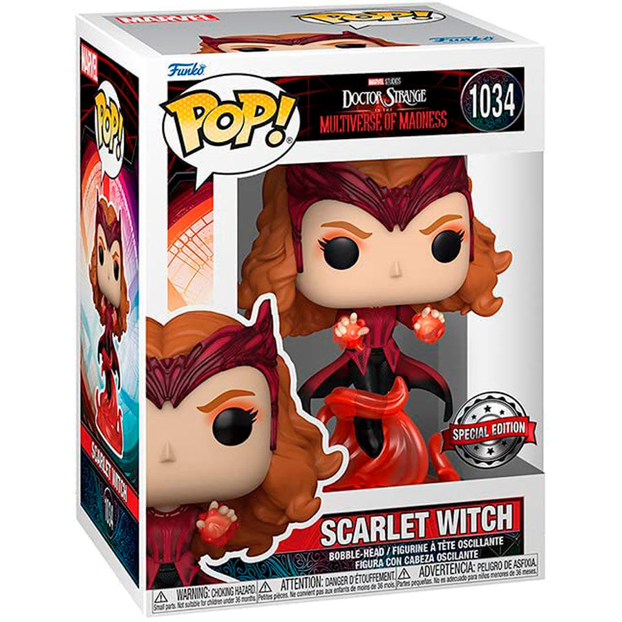 POP figura Marvel Doctor Strange Multiverse of Madness Scarlet Witch Exkluzív-0